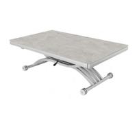 Table basse relevable extensible Zen gris ardoise