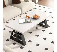 Table Basse Relevable for Le Salon, Table Basse Simple, Table de Jeu Moderne, for Étudier, Écrire, Manger et Gagner de la Place