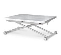 Table basse relevable Philadelphia Effet marbre