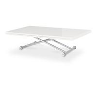 Table basse relevable Philadelphia XL Blanc laqué