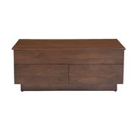 Table basse relevable rectangulaire bois foncé manguier massif L102 cm NEXO