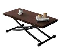 Table basse relevable - Table de salle à manger pliante multifonction avec mécanisme de levage pneumatique, forte capacité de charge pour une utilisation polyvalente