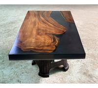 Table basse River Table Massive Tables 100x60 Table de rivière Véritable bois Epoxy