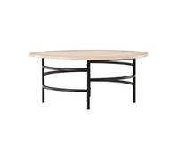 - Table basse ronde ?100x42,5 cm Copenhagen beige, noir