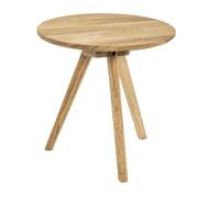 Table Basse Ronde 40 Cm En Chêne Massif Naturel