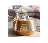 WOHNLING basse WOHNLING Ø 60 cm Table d'appoint Table basse en or Table de salon ronde