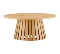 Happy Garden Table Basse LIV en aggloméré et mélaminé, Ronde, Style scandinave, Plateau avec Un diamètre de 80cm - Design élégant, Parfaite pour Votre intérieur