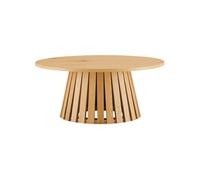 Happy Garden Table basse LIV - Ronde scandinave, aggloméré et mélaminé Ø 80 cm