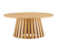 Table basse ronde 80cm style scandinave LIV Marron G