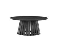 Happy Garden Table basse ronde LIV 80 cm style scandinave noire