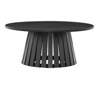 Happy Garden Table basse ronde LIV 80 cm style scandinave noire