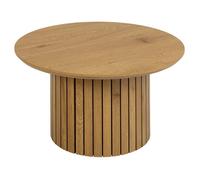 KYOTO - Table de salon ronde marron D80 Marron clair