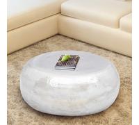 Table basse ronde Aluminium en salon moderne d'appoint intérieure Basse vidaXL v