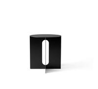 Audo Copenhagen Table d'appoint Androgyne. pieds en acier noir