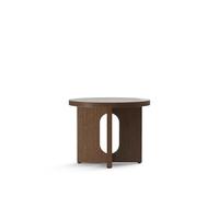 Table Basse Ronde Audo Androgyne en Chêne Foncé