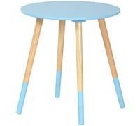 BJARNI - Table Basse Ronde Bleue -