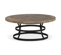 Table basse ronde bois marron - flavine