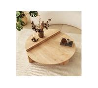 Table basse ronde design en bois CARLOW