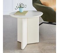 Table basse ronde, design simple et moderne, assemblage facile, idéale pour le salon, l'appartement, le bureau et la chambre à coucher