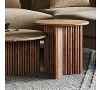 Table basse ronde, design simple et moderne, assemblage facile, idéale pour le salon, l'appartement, le bureau et la chambre à coucher