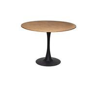 Table basse ronde en bois coloris naturel - diametre 102 x Hauteur 74 cm - PEGANE - Bois