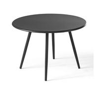 Table basse ronde en métal grise Palavas Oviala
