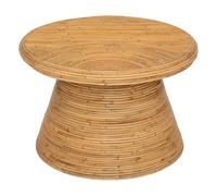 Atmosphera – Table basse Tanae – Rotin – Beige 70 x 70 x 45 cm