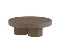 Table Basse Ronde Gear Ø120 Cm, Couleur Argile