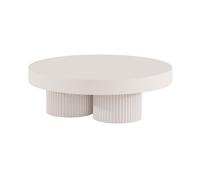Table Basse Ronde Gear Ø120 Craie