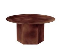 Table Basse Ronde GUBI Epic Ø80 Rouge Foncé