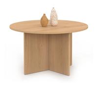 Table Basse Ronde Marthe 70 Cm Bois Façon Hêtre