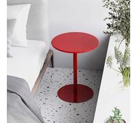 Table basse ronde moderne - Table d'appoint et de bar pour cuisine, salle à manger, cocktail - Parfaite pour les appartements et les petits espaces (40 x 50 cm)