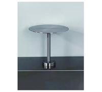 Table Basse Ronde Murale - Bureau Bistro Flottant Moderne avec Pieds en métal pour Salle à Manger, café ou Atelier
