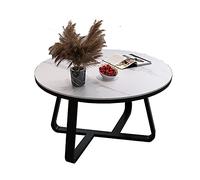 Table basse ronde nordique simple et créative - Table basse Rock + canapé d'appoint en métal 50 cm pour salon et balcon - Meubles d'appoint modernes (couleur : B)