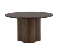 Table Basse Ronde "Olivia" 80cm Moka