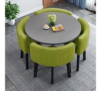 Table basse ronde peu encombrante pour bureau, réception et salle de conférence, meuble de petite salle de réunion pour clubs et salons, parfait pour les magasins de thé au lait et les zones de