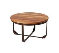 THARA - Table Basse Ronde - Altobuy Marron