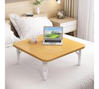 Table basse ronde pliante en bois, bureau bas pour s'asseoir confortablement, table de style Kotatsu peu encombrante