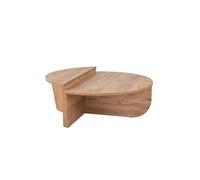 Table basse ronde podium pin atlantique 90cm POUL