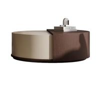 Table basse ronde pour chambre, salon, maison, moderne, pivotante, avec rangement, décorative