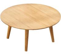 Table basse ronde pour étude à la maison, design simple de tatami japonais, petite table de sol pour salon, baie vitrée, ordinateur, table de jeu