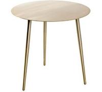 Table basse ronde VERA en métal dorée 45cm Or G