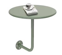 Table Basse Ronde Verte Style Bistro/pub, Table de Bar en L, Table à Manger Murale pour la Maison, la Chambre, la Cuisine ou comme Table Basse - 5 Couleurs Disponibles(Green,30x30x45cm)
