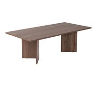 Hanah Home Élégante Table à café en Noyer, 100% mélamine, épaisseur 18 mm, Design élégant et Durable pour Les Salons et Les espaces Modernes