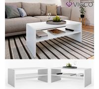 Table basse salon canapé table table basse bout de canapé table blanc Vicco