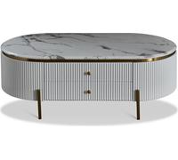 Table basse salon Design verre Canapé Table rembourrée Table moderne