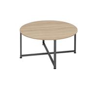 Table basse salon style industriel Bois clair industriel, Chêne Sonoma