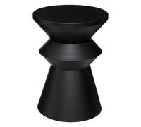 Table basse "Sohan" - Métal - noir D. 49 cm - Atmosphera créateur d'intérieur