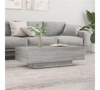 Table basse sonoma gris 100x49,5x31 cm bois d ingénierie Sonoma gris G