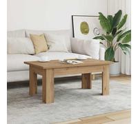 vidaXL Table basse en bois d'ingénierie noire 100 x 60 x 42 cm